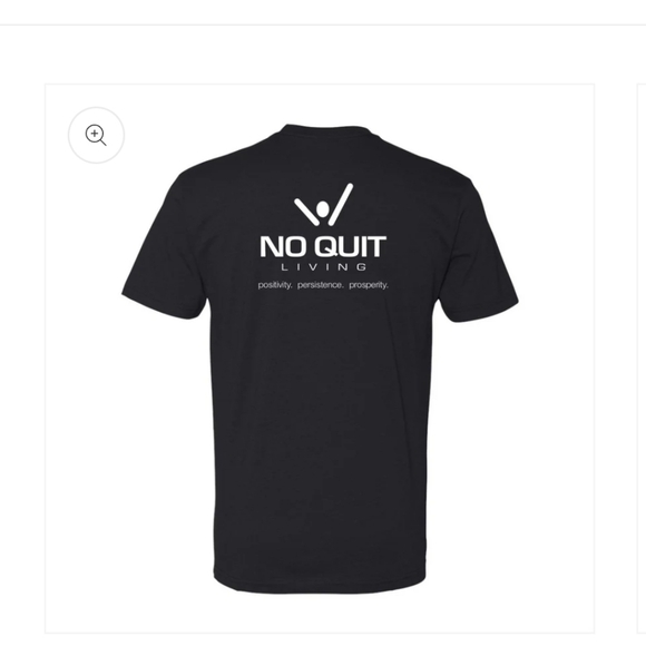 NWOT Team No Quit Unisex Fashion Cut Tee - Large - Picture 2 of 3